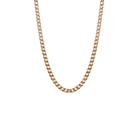 Maker Collection - Rose Gold Curb Necklace Chain