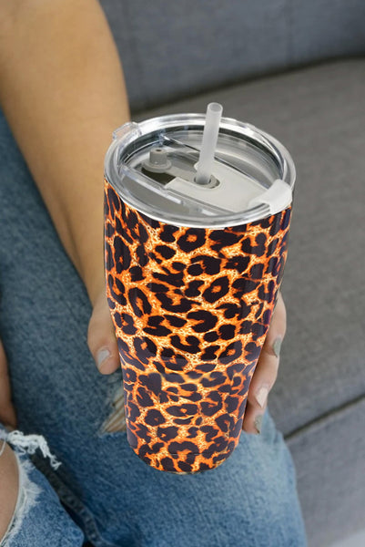 Insulated leopard Cup